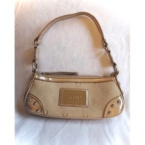 Xoxo Beige Clutch Purse